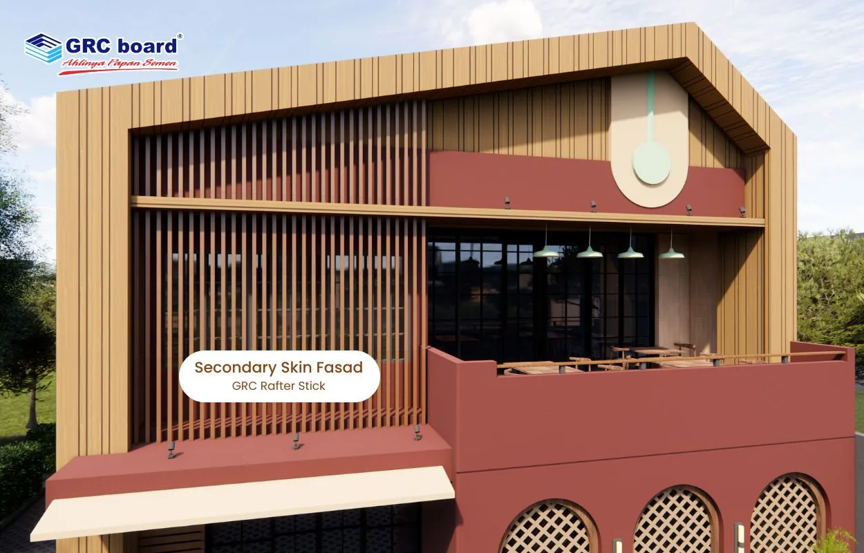 Secondary Skin GRC board Hidupkan Fasad Bangunan